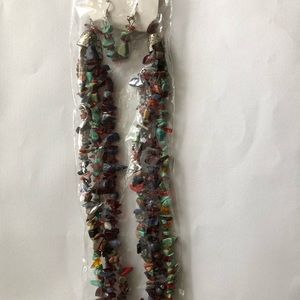 Necklace and earrings set